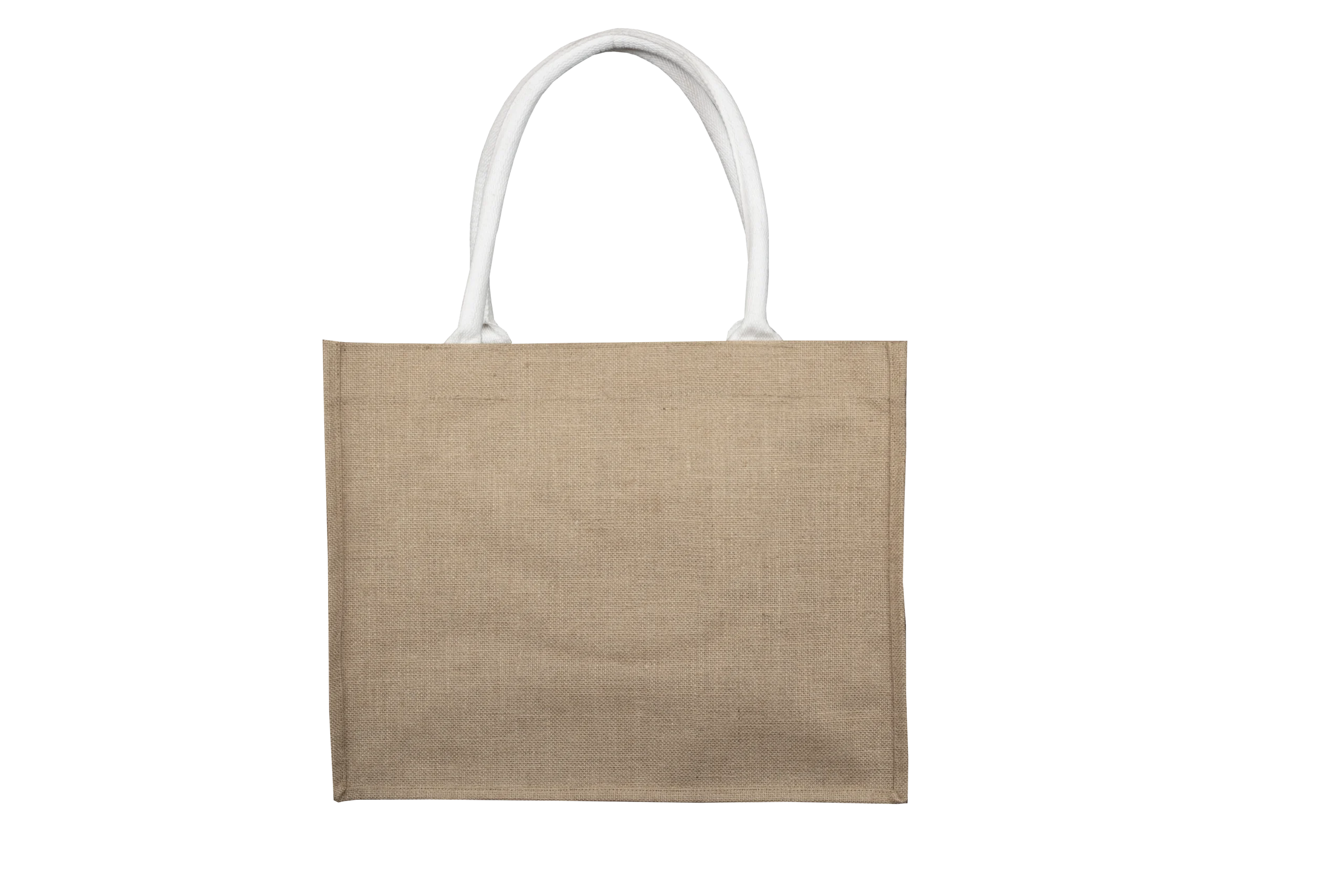 Natural Strched Midi Tote (Witre Round Handle) - Image 3