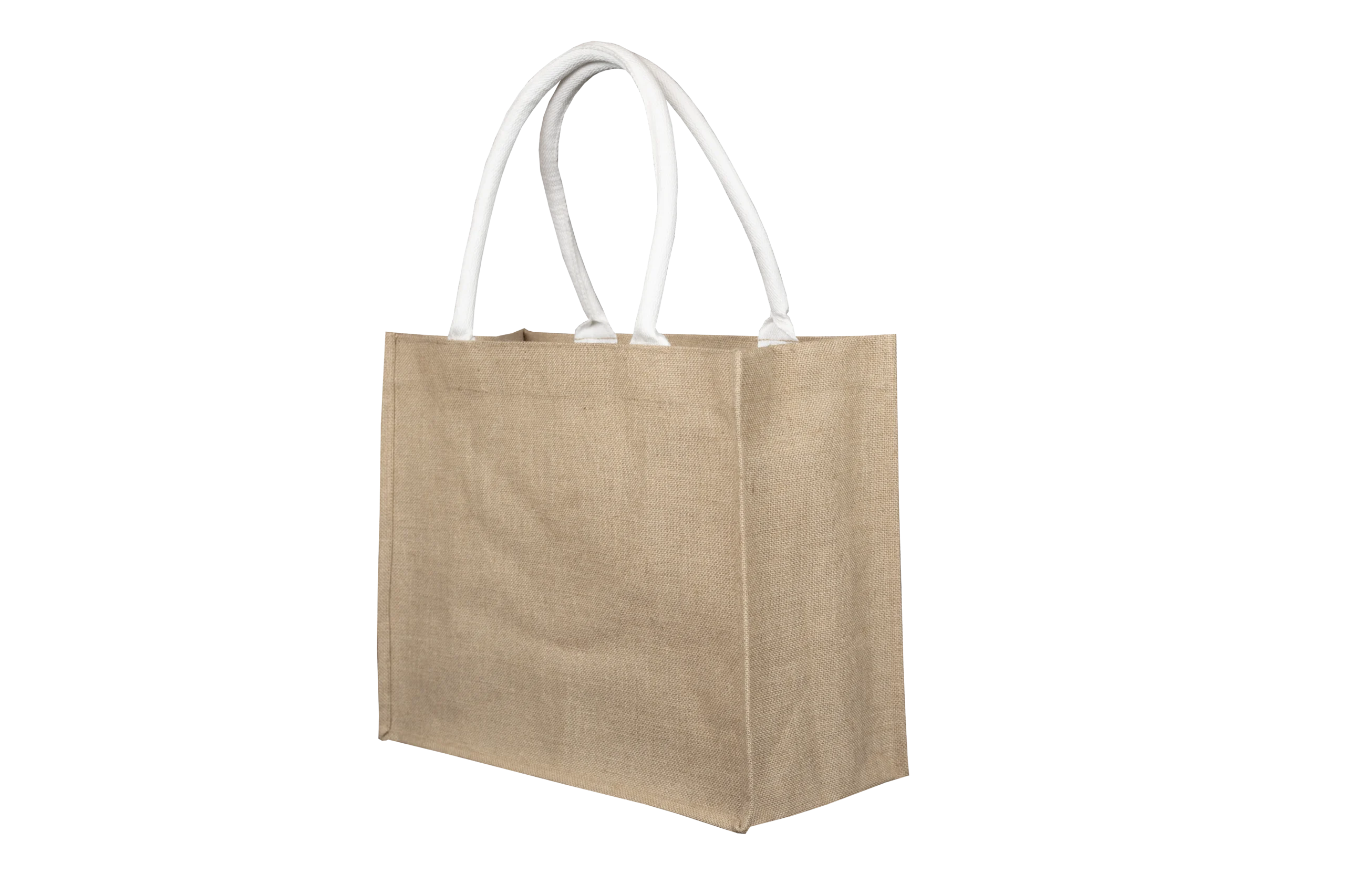 Natural Strched Midi Tote (Witre Round Handle) - Image 2
